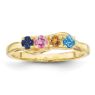 Picture of 14K Gold 1 to 6 Round Stones Mother's Ring