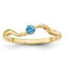 Picture of 14K Gold 1 to 6 Round Stones Mother's Ring