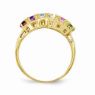 Picture of 14K Gold 1 to 6 Round Stones Mother's Ring