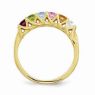 Picture of 14K Gold 2 to 6 Round Stones Mother's Ring