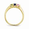 Picture of 14K Gold 2 to 6 Round Stones Mother's Ring