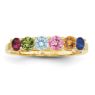 Picture of 14K Gold 2 to 6 Round Stones Mother's Ring