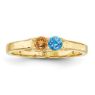 Picture of 14K Gold 2 to 6 Round Stones Mother's Ring