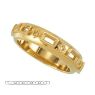 Picture of Gold 2 to 5 Baguette Stones Mother's Ring