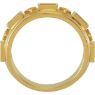 Picture of Gold 2 to 5 Baguette Stones Mother's Ring