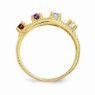 Picture of 14K Gold 1 to 4 Round Stones Mother's Ring