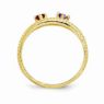 Picture of 14K Gold 1 to 4 Round Stones Mother's Ring