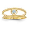 Picture of 14K Gold 1 to 4 Round Stones Mother's Ring