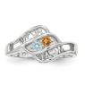 Picture of 14K Gold 2 to 5 Round Stone Mother's Ring