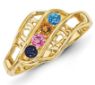 Picture of 14K Gold 2 to 5 Round Stone Mother's Ring