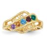 Picture of 14K Gold 2 to 5 Round Stone Mother's Ring