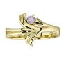 Picture of Gold 1 to 5 Round Stone Mother's Ring