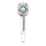 Picture of Silver 1 to 5 Round Stones Mother's Ring