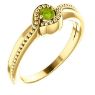 Picture of Gold 1 to 5 Round Stones Mother's Ring