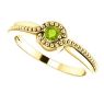 Picture of Gold 1 to 5 Round Stones Mother's Ring