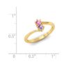 Picture of 14K Gold 1 to 4 Round Stones Mother's Ring