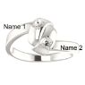 Picture of Silver 1 to 5 Stones/Names Engravable Mother Ring