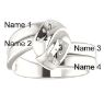 Picture of Gold 1 to 5 Stones/Names Engravable Mother Ring