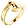 Picture of Gold 1 to 5 Stones/Names Engravable Mother Ring