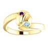 Picture of Gold 1 to 5 Stones/Names Engravable Mother Ring