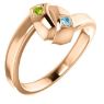 Picture of Gold 1 to 5 Stones/Names Engravable Mother Ring