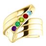 Picture of Gold 1 to 5 Stones/Names Engravable Mother Ring