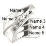 Picture of Gold 1 to 5 Stones/Names Engravable Mother Ring