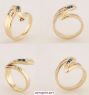 Picture of Gold 1 to 5 Stones/Names Engravable Mother Ring