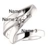 Picture of Gold 1 to 5 Stones/Names Engravable Mother Ring