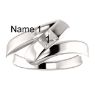 Picture of Gold 1 to 5 Stones/Names Engravable Mother Ring