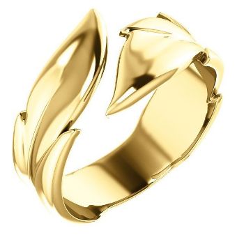 Picture of 14K Gold Leaf Ring