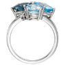 Picture of 14K White Swiss, London, & Sky Blue Topaz