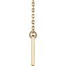 Picture of 14K Gold Engravable Cross 16-18" Necklace