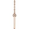 Picture of 14K Gold Engravable Cross 16-18" Necklace