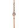 Picture of Silver or 14K Gold Engravable Cross 16-18" Necklace