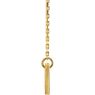 Picture of 14K Gold Engravable Bar 18" Necklace