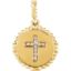 Picture of Diamond Cross Rope Pendant