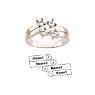 Picture of Gold 1 to 4 Stones/Names Engravable Mother Ring