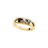 Picture of Gold 1 to 7 Round Stones Mother's Ring