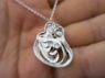 Picture of Silver 2 Parents and 3 Child Family Necklace