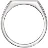 Picture of 14K White Gold Men's Signet Ring