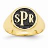 Picture of 14K Gold Men's Monogram Ring