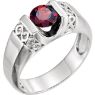 Picture of Men's Mozambique Garnet Ring