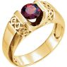 Picture of Men's Mozambique Garnet Ring