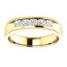 Picture of 14K Gold Men's Asscher-Cut CZ Ring