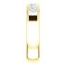 Picture of 14K Gold Men's Round CZ Ring