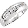Picture of 14K White Gold Men's Diamond Ring