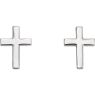 Picture of 14K Gold Cross Earrings