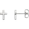 Picture of 14K Gold Cross Earrings