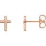 Picture of 14K Gold Cross Earrings